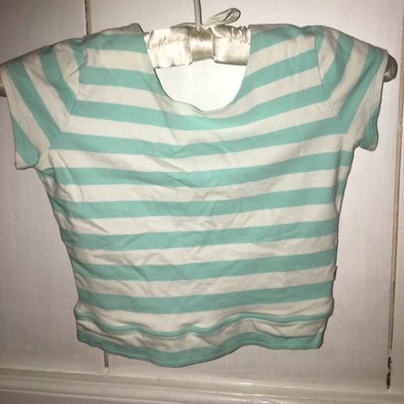 Hollister Bow-Back Striped Crop Top - Picture 3 of 5